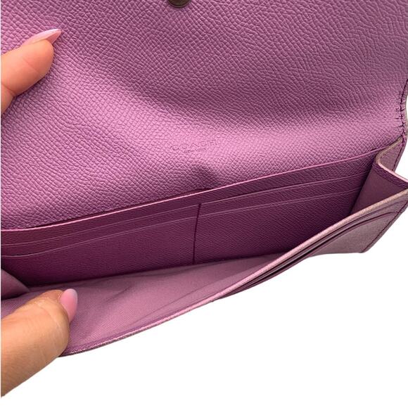 COACH Glitter Slim Wallet - Picture 9 of 12